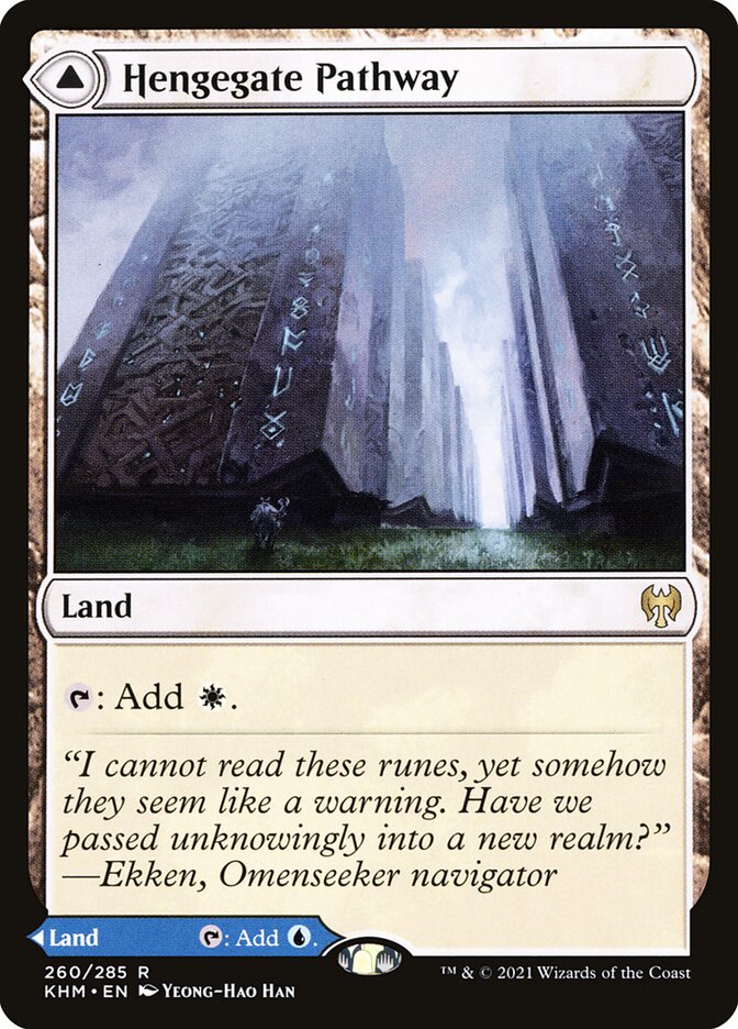Hengegate Pathway // Mistgate Pathway (Kaldheim) 