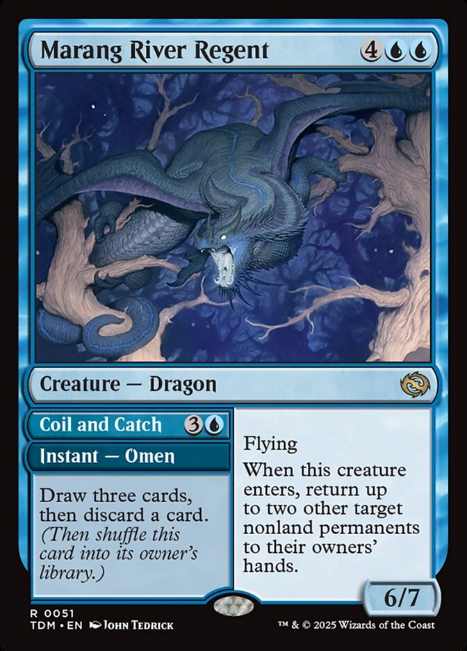Marang River Regent // Coil and Catch (Tarkir: Dragonstorm) 