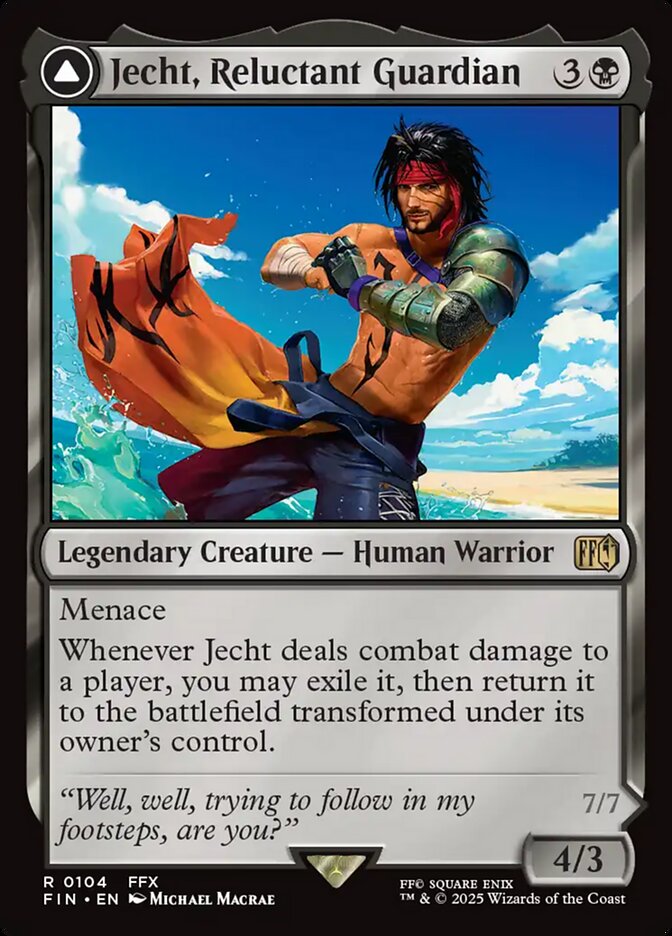 Jecht, Reluctant Guardian // Braska's Final Aeon (FINAL FANTASY)  - Foil