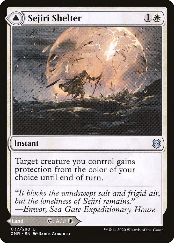 Sejiri Shelter // Sejiri Glacier (Zendikar Rising) 