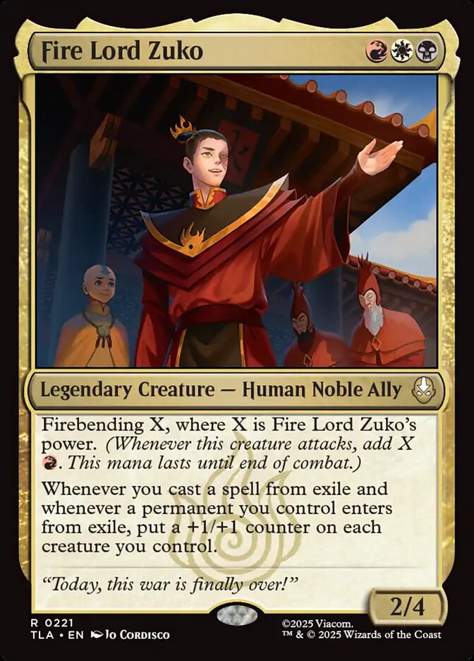 Fire Lord Zuko (Avatar: The Last Airbender)  - Foil