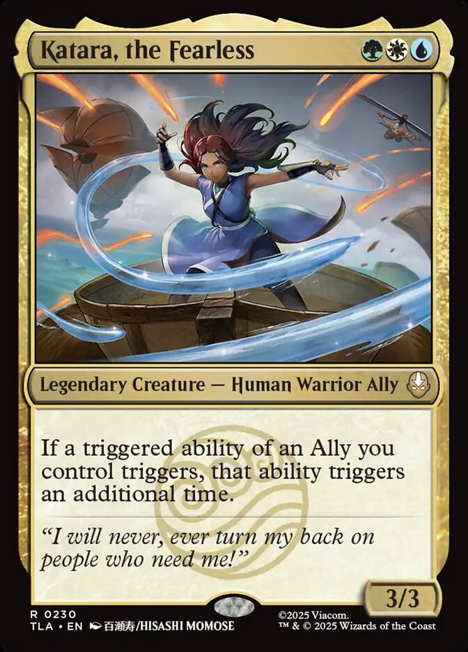 Katara, the Fearless 230 (Avatar: The Last Airbender)  - Foil