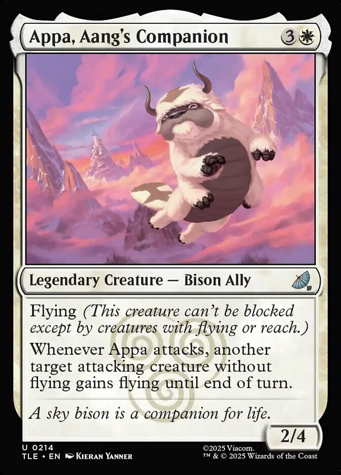 Appa, Aang's Companion (Avatar: The Last Airbender: Eternal-Legal)  - Foil