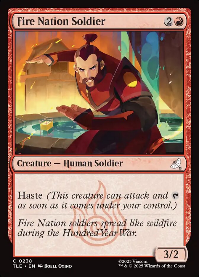 Fire Nation Soldier (Avatar: The Last Airbender: Eternal-Legal)  - Foil