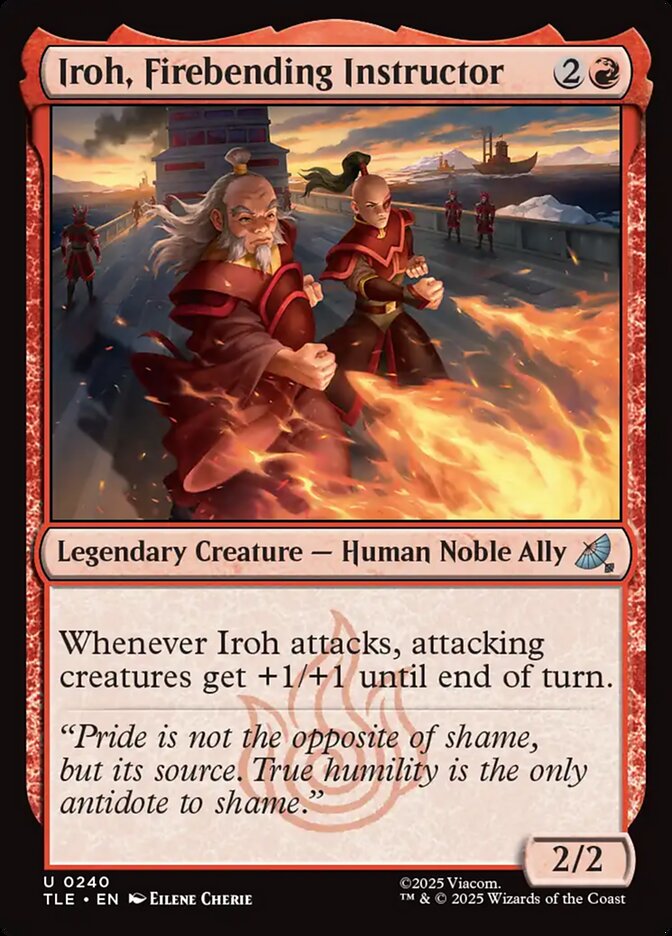 Iroh, Firebending Instructor (Avatar: The Last Airbender: Eternal-Legal)  - Foil