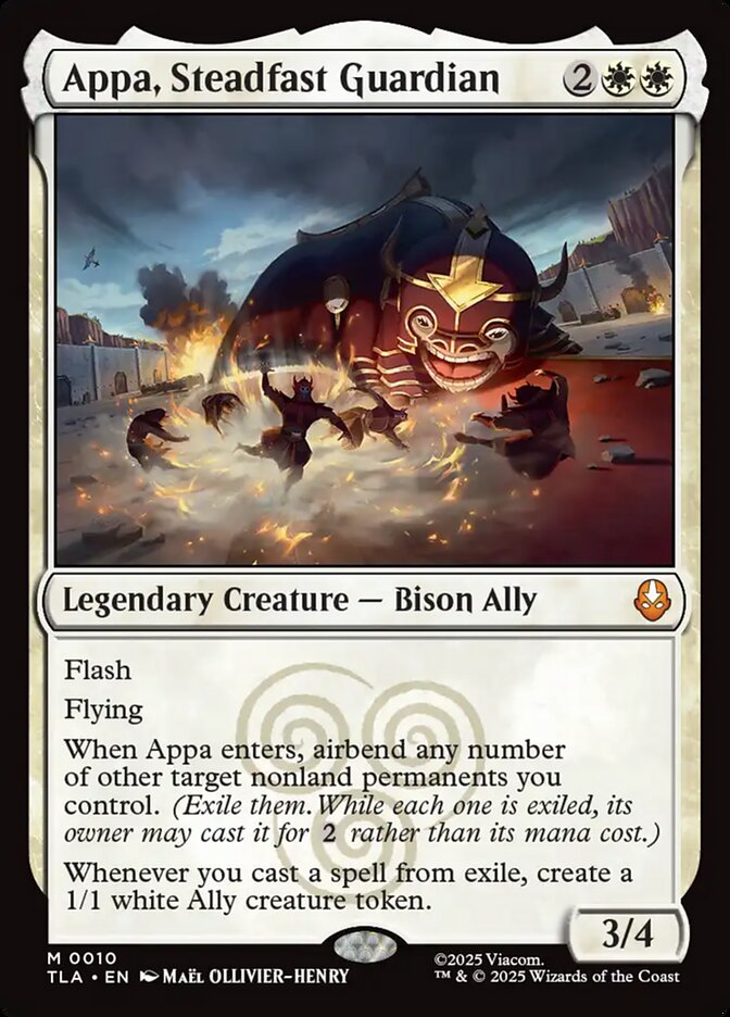Appa, Steadfast Guardian 10 (Avatar: The Last Airbender)  - Foil
