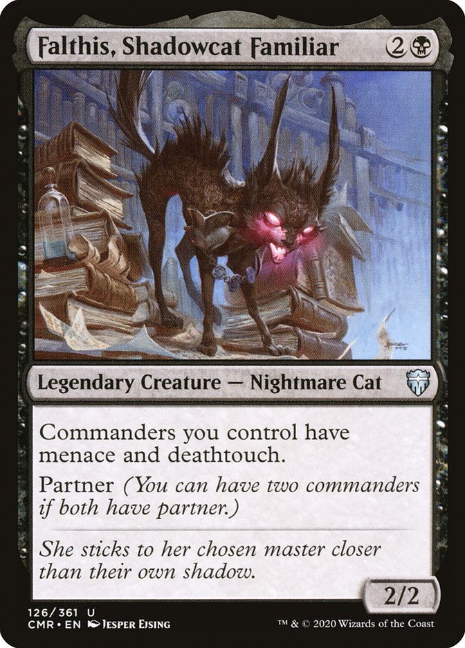 Falthis, Shadowcat Familiar 126 (Commander Legends) 