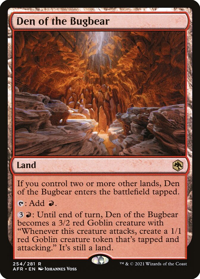 Den of the Bugbear (Adventures in the Forgotten Realms)  - Foil