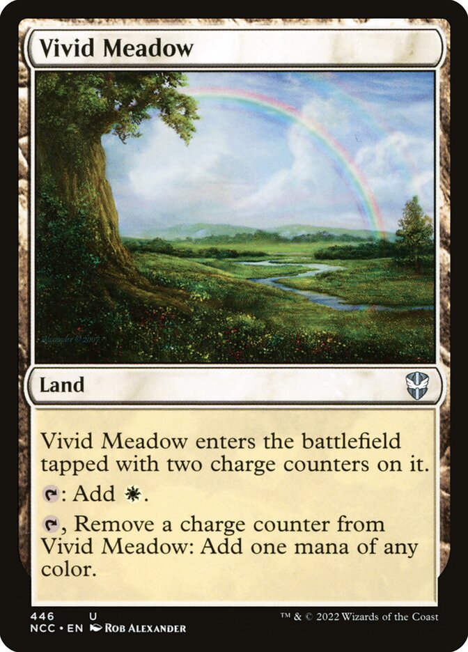 Vivid Meadow 446 (Commander: Streets of New Capenna) 