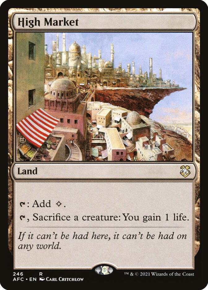 High Market (Commander: Adventures in the Forgotten Realms) 