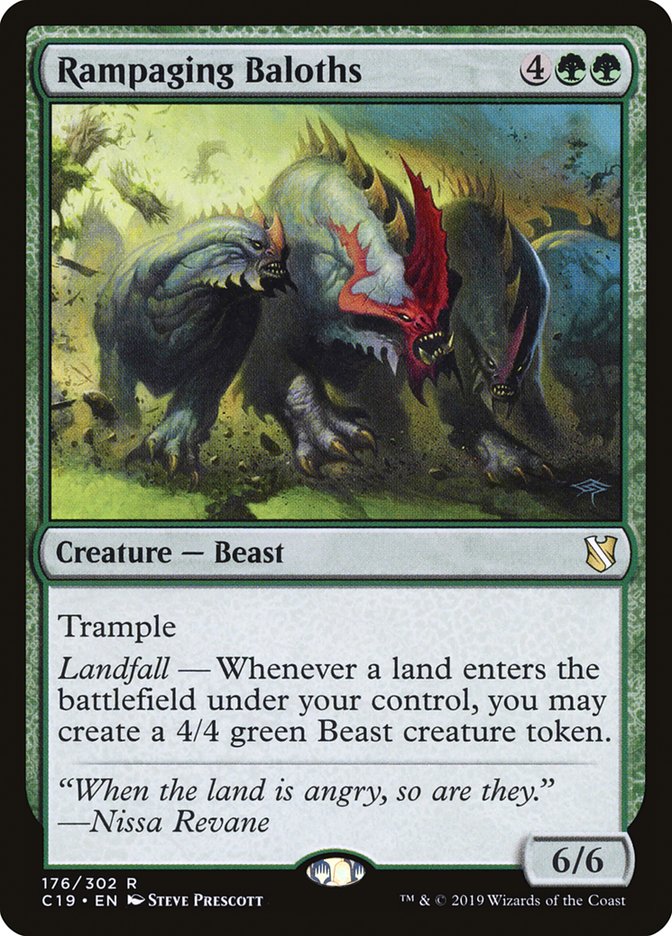 Rampaging Baloths 176/302 (Commander 2019) 