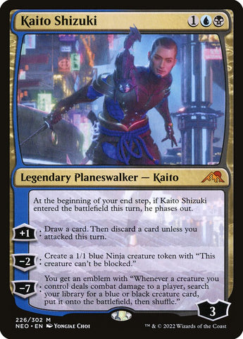 Kaito Shizuki (Kamigawa: Neon Dynasty)  - Foil