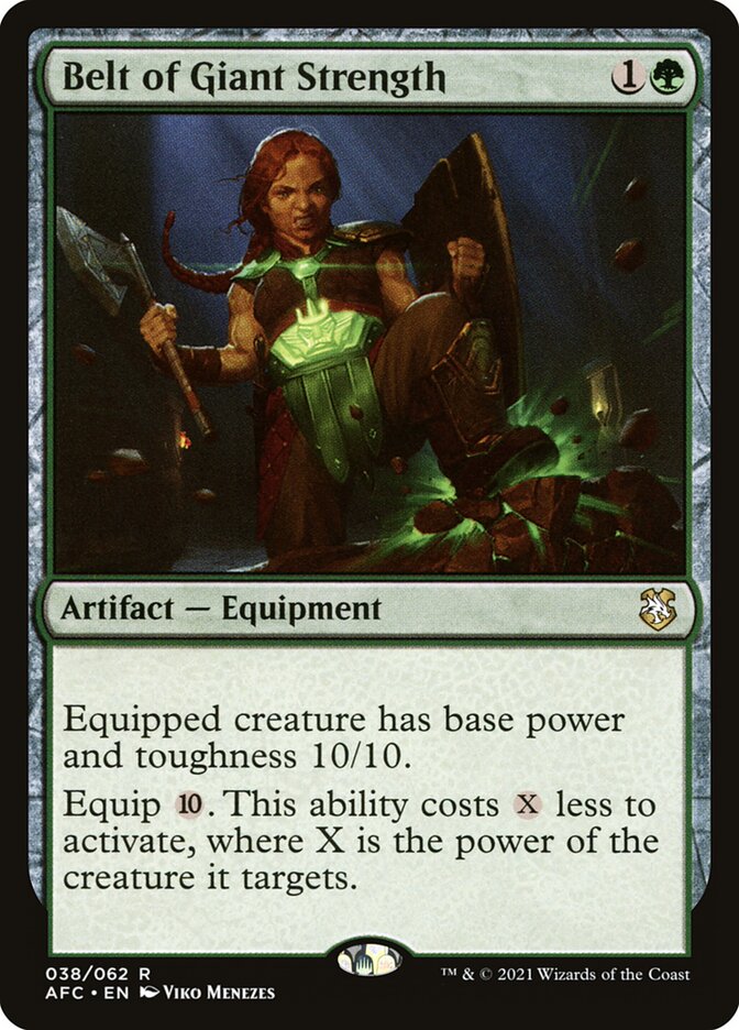 Belt of Giant Strength (Commander: Adventures in the Forgotten Realms) 