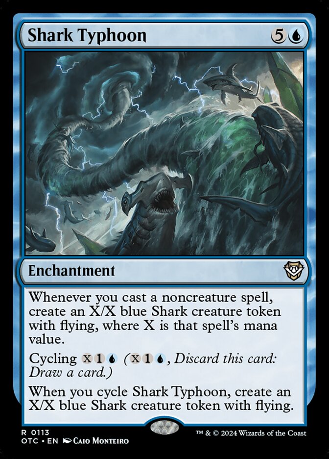 Shark Typhoon 113/342 (Commander: Outlaws of Thunder Junction) 
