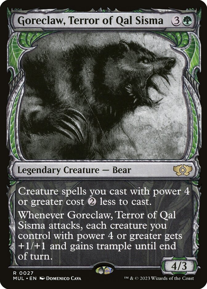 Goreclaw, Terror of Qal Sisma (March of the Machine: Multiverse Legends)  - Foil