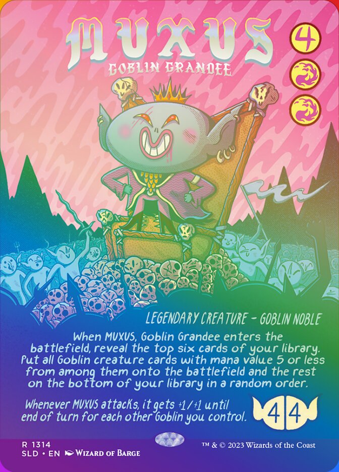 Muxus, Goblin Grandee 1314 (Secret Lair Drop Series)  - Foil