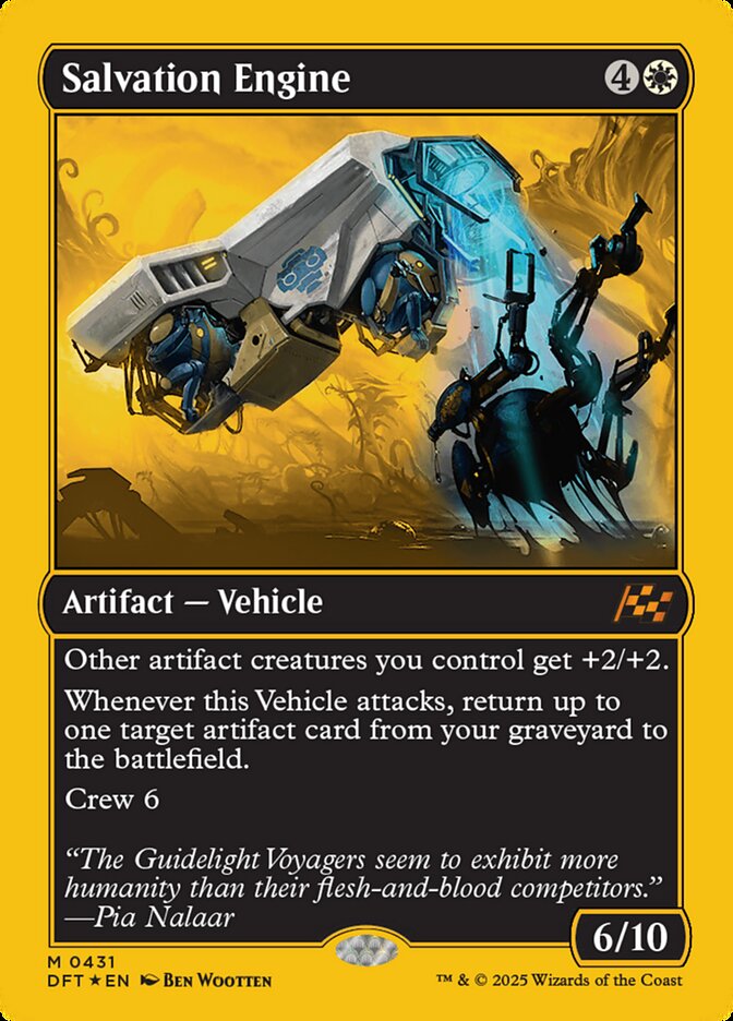 Salvation Engine 431 (Aetherdrift)  - First-Place Foil