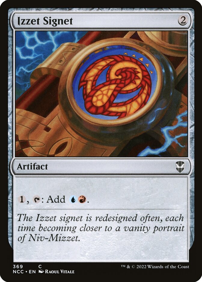 Izzet Signet 369 (Commander: Streets of New Capenna) 