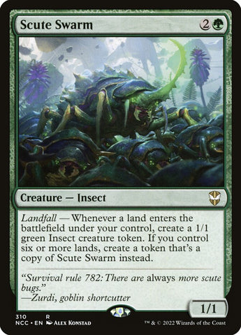 Scute Swarm 310 (Commander: Streets of New Capenna) 