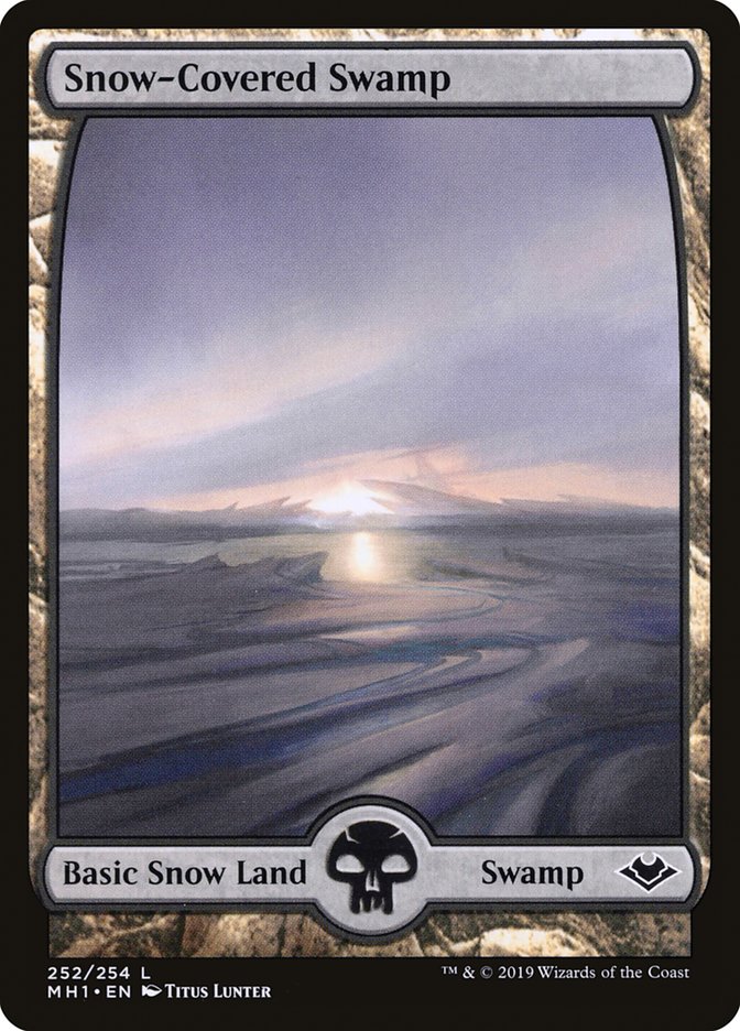 Snow-Covered Swamp (Modern Horizons)  - Foil