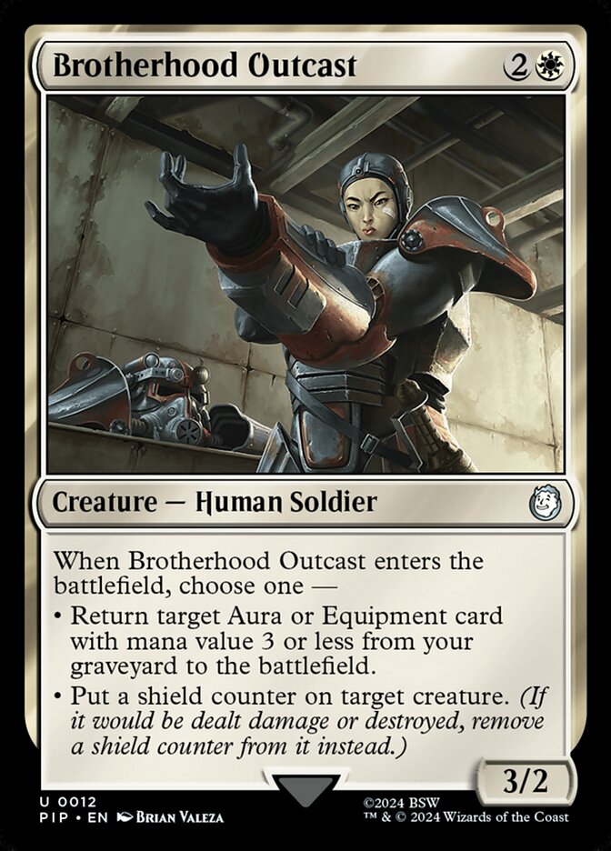 Brotherhood Outcast 12/326 (Universes Beyond: Fallout) 