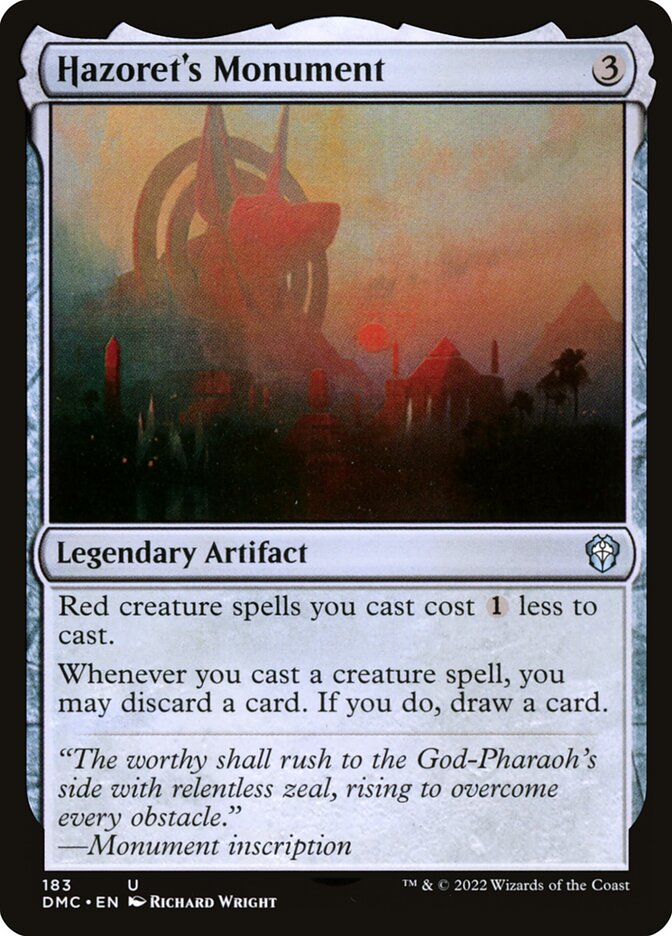 Hazoret's Monument (Commander: Dominaria United) 