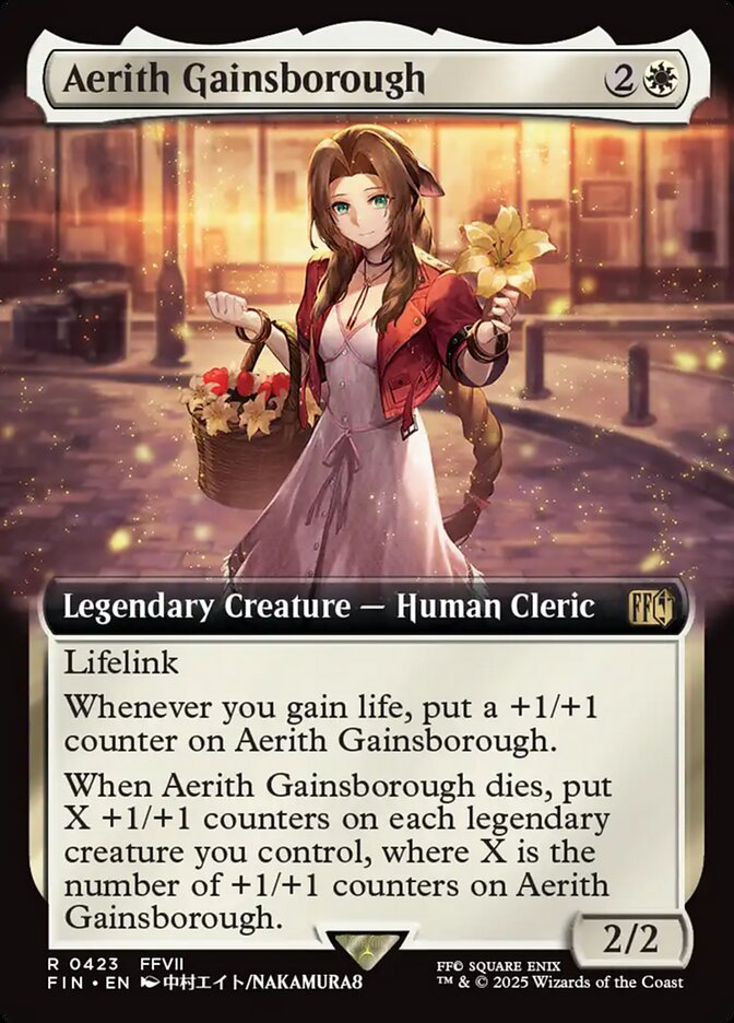 Aerith Gainsborough 423 (FINAL FANTASY)  - Extended Art Foil