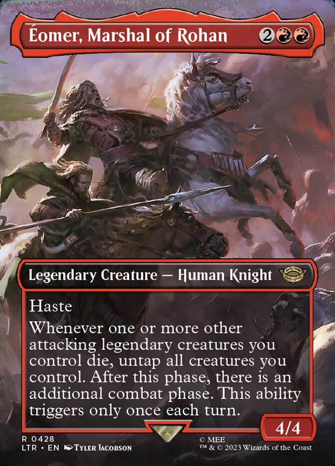 Éomer, Marshal of Rohan 428/281 (Universes Beyond: The Lord of the Rings: Tales of Middle-earth)  - Borderless