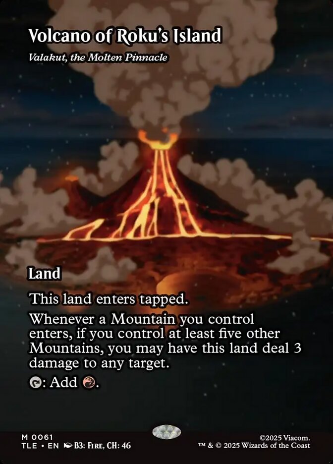 Valakut, the Molten Pinnacle (Avatar: The Last Airbender: Eternal-Legal)  - Foil