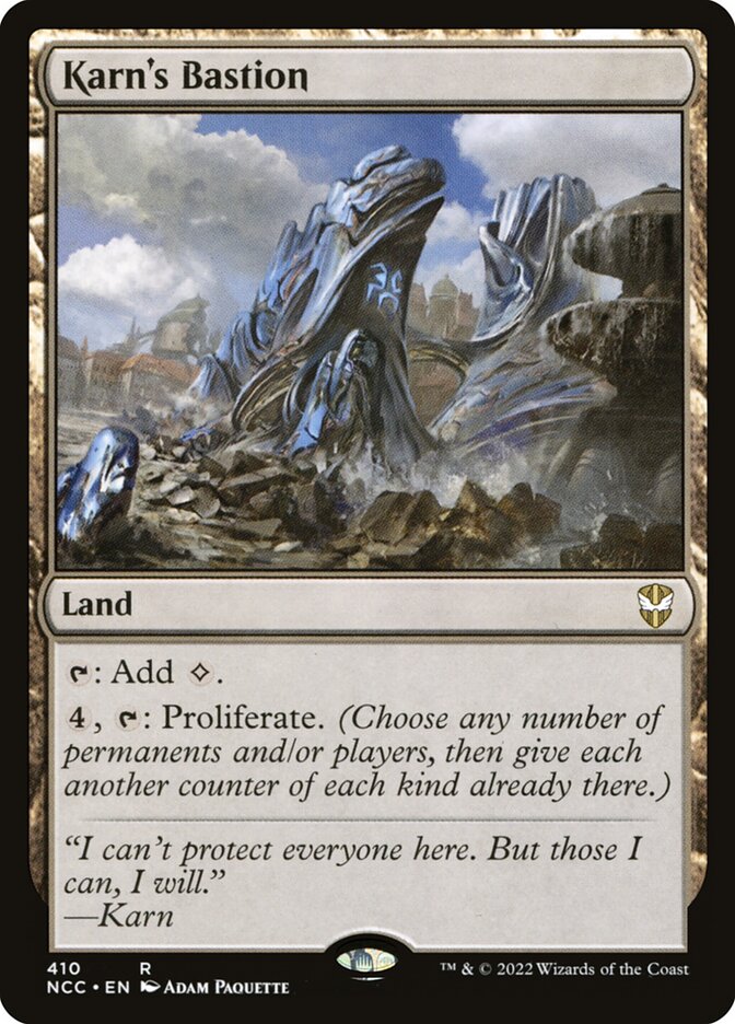 Karn's Bastion 410 (Commander: Streets of New Capenna) 