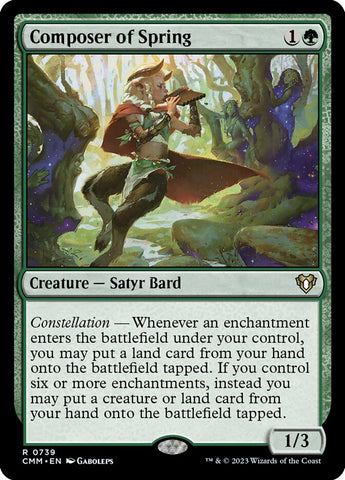 Composer of Spring 739 (Commander Masters) 