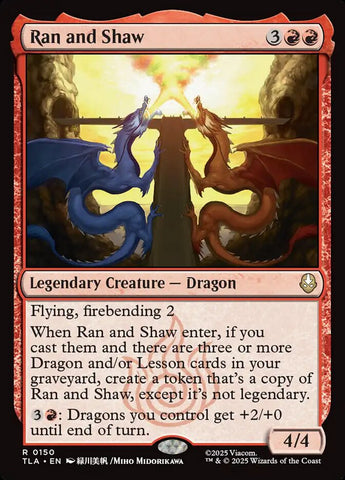 Ran and Shaw (Avatar: The Last Airbender)  - Foil
