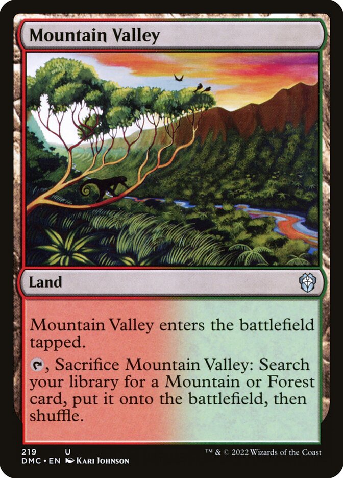 Mountain Valley 219/50 (Commander: Dominaria United) 