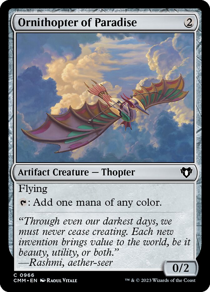 Ornithopter of Paradise 966/451 (Commander Masters) 