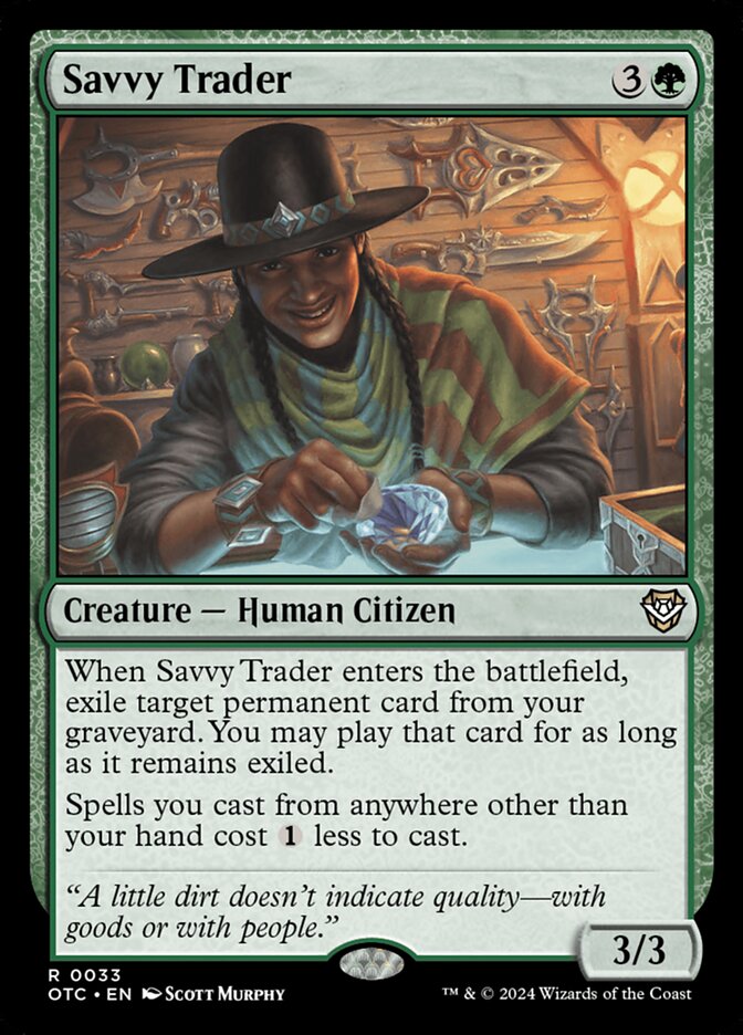 Savvy Trader (Commander: Outlaws of Thunder Junction) 