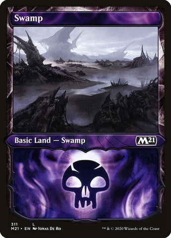 Swamp 311 (Core Set 2021)  - Foil