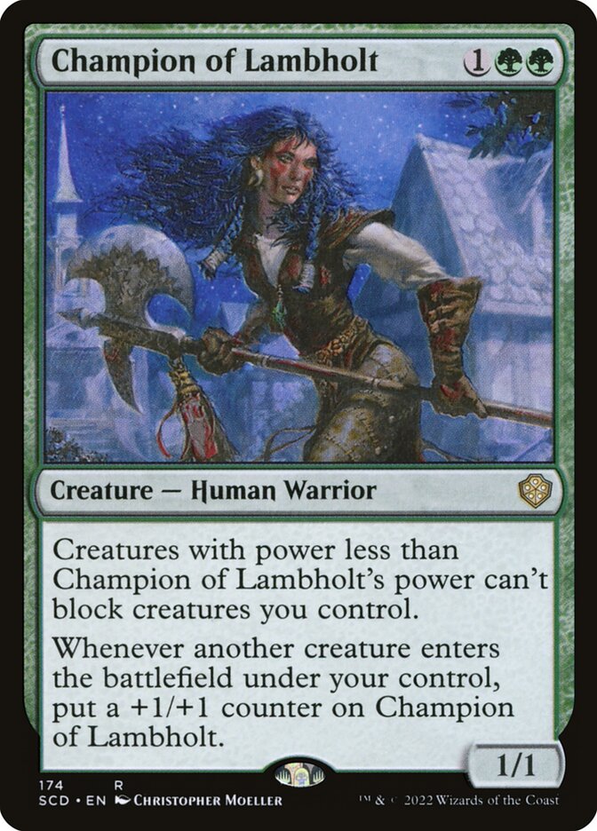 Champion of Lambholt 174/352 (Starter Commander Decks) 