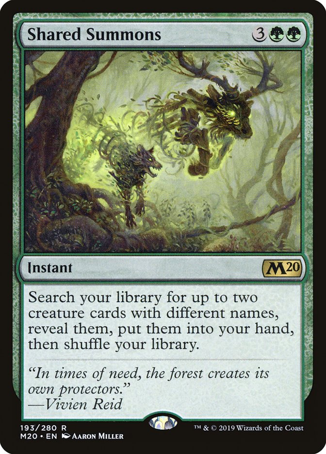 Shared Summons (Core Set 2020) 