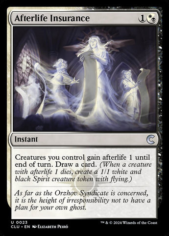Afterlife Insurance (Ravnica: Clue Edition) 