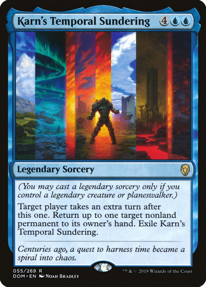 Karn's Temporal Sundering 55 (Dominaria)  - Foil