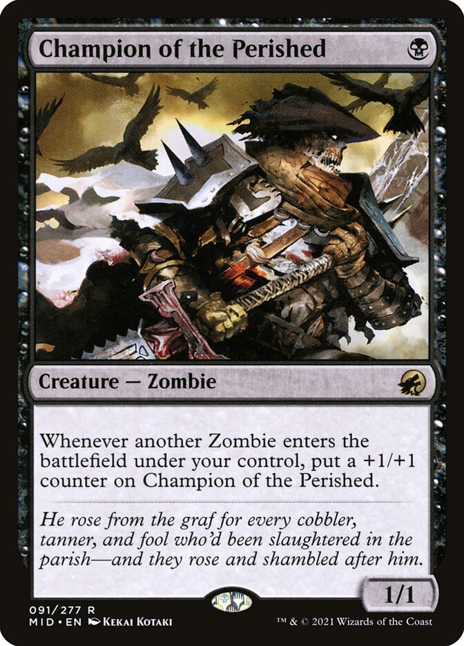 Champion of the Perished (Innistrad: Midnight Hunt)  - Foil
