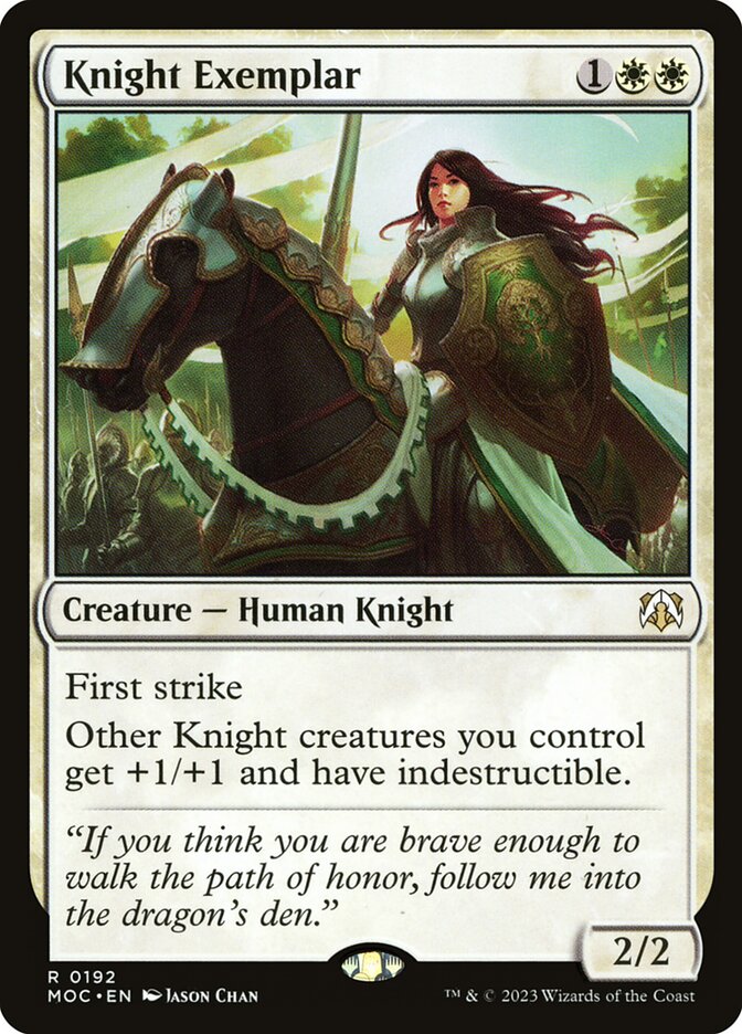 Knight Exemplar (Commander: March of the Machine) 