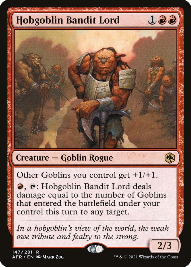 Hobgoblin Bandit Lord 147 (Adventures in the Forgotten Realms) 