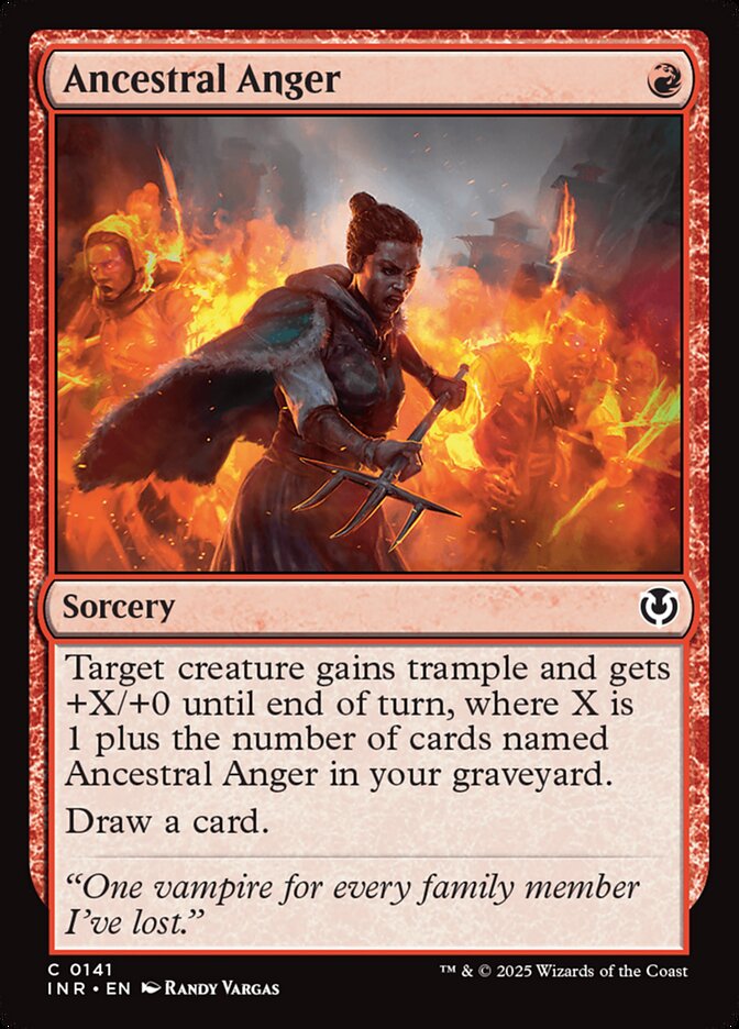 Ancestral Anger 141 (Innistrad Remastered)  - Foil