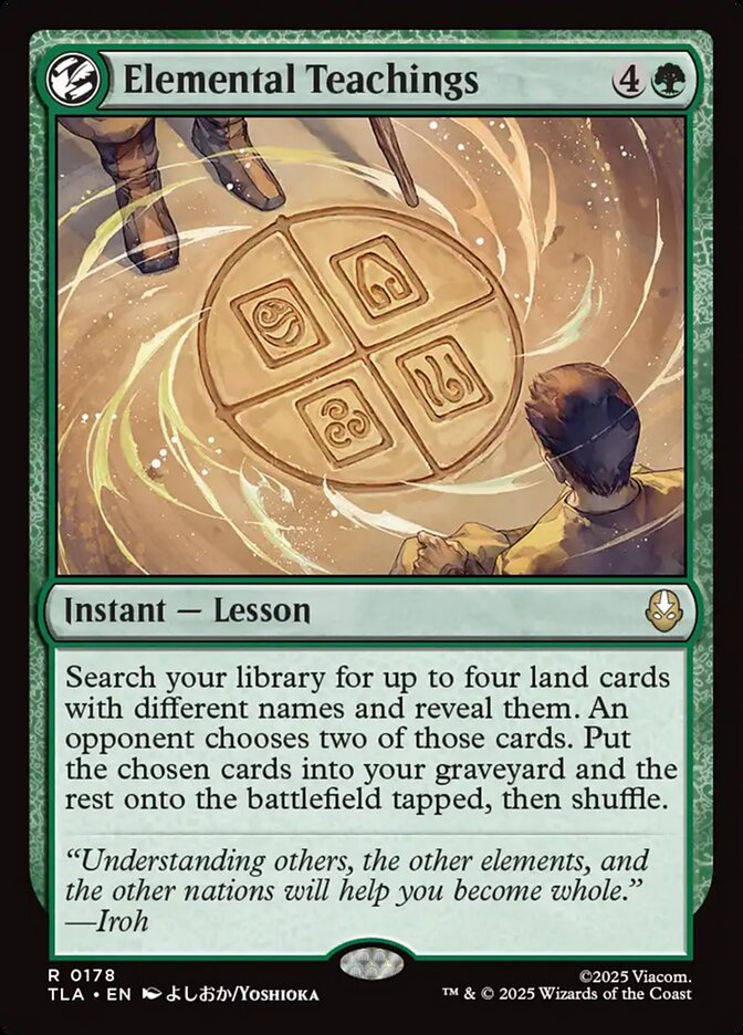 Elemental Teachings (Avatar: The Last Airbender)  - Foil