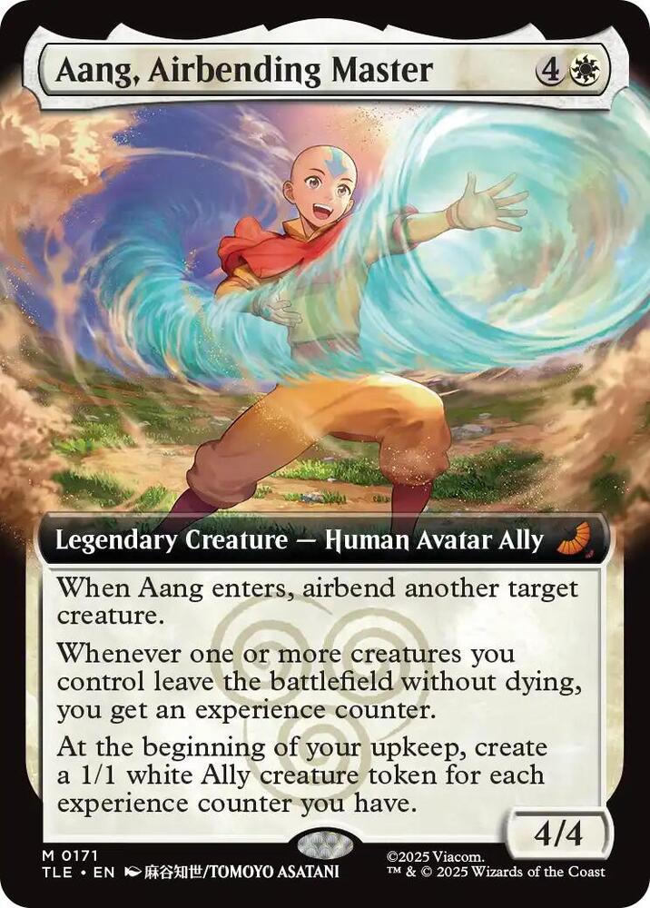Aang Airbending Master Extended Art (Avatar: The Last Airbender: Eternal-Legal)  - Foil