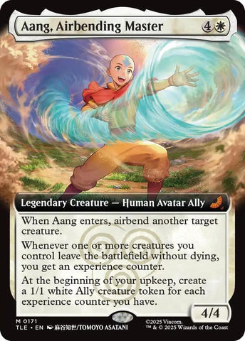 Aang Airbending Master Extended Art (Avatar: The Last Airbender: Eternal-Legal)  - Foil