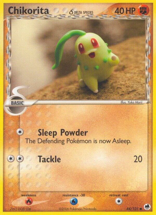 Chikorita Delta Species 44/101 (Dragon Frontiers) 