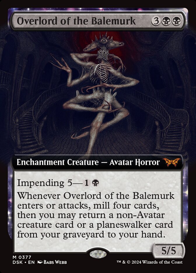 Overlord of the Balemurk (Duskmourn: House of Horror)  - Foil