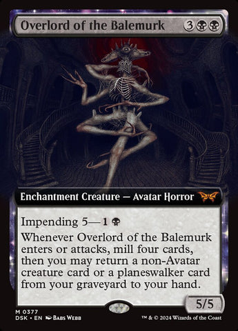 Overlord of the Balemurk (Duskmourn: House of Horror)  - Foil